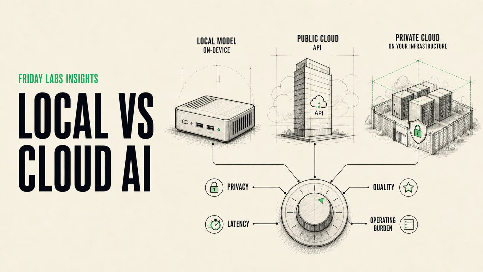 Local Models vs Cloud APIs vs Private Cloud guide illustration