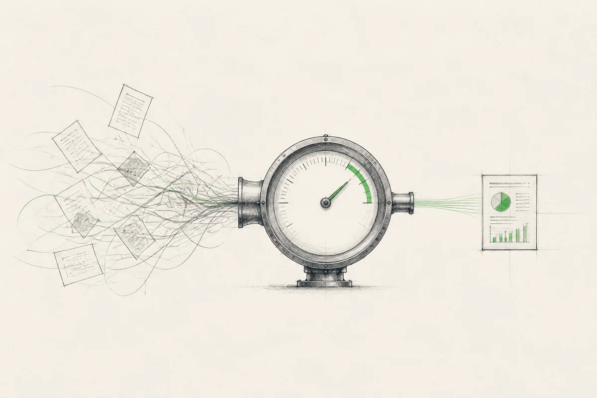 Scattered records becoming one clear reporting signal